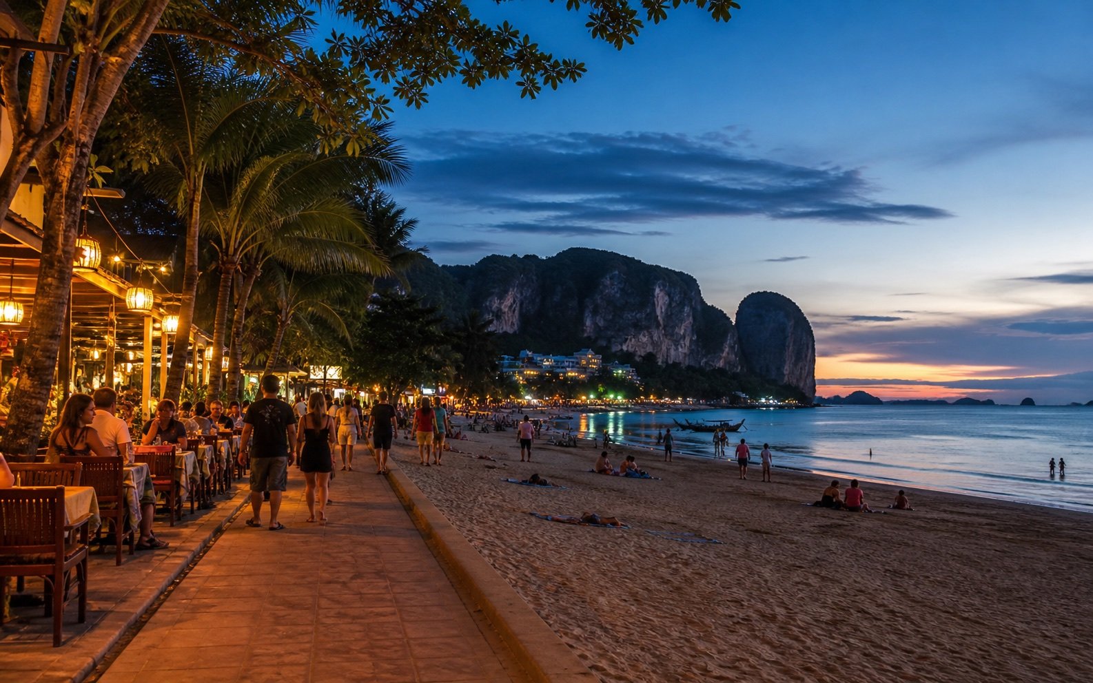 Ao Nang Beach Nightlife and Hotels