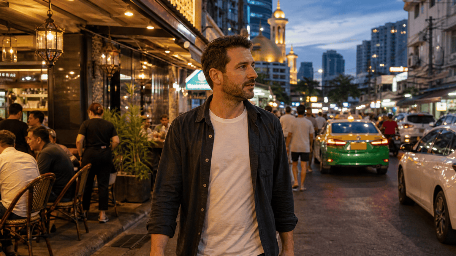 Arab Street and Sukhumvit Soi 4 nightlife