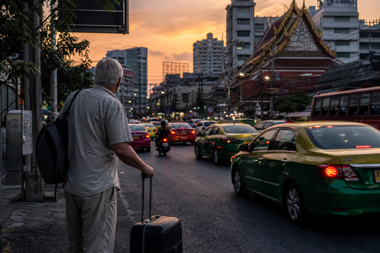 Arriving in Bangkok