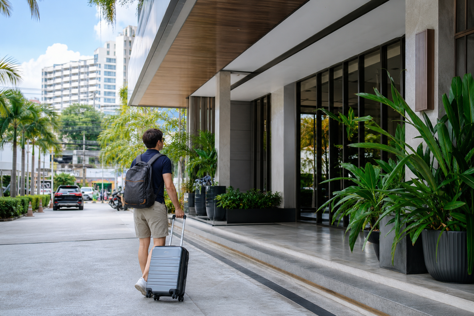 Arriving in Pattaya and Checking Into a High Season Hotel