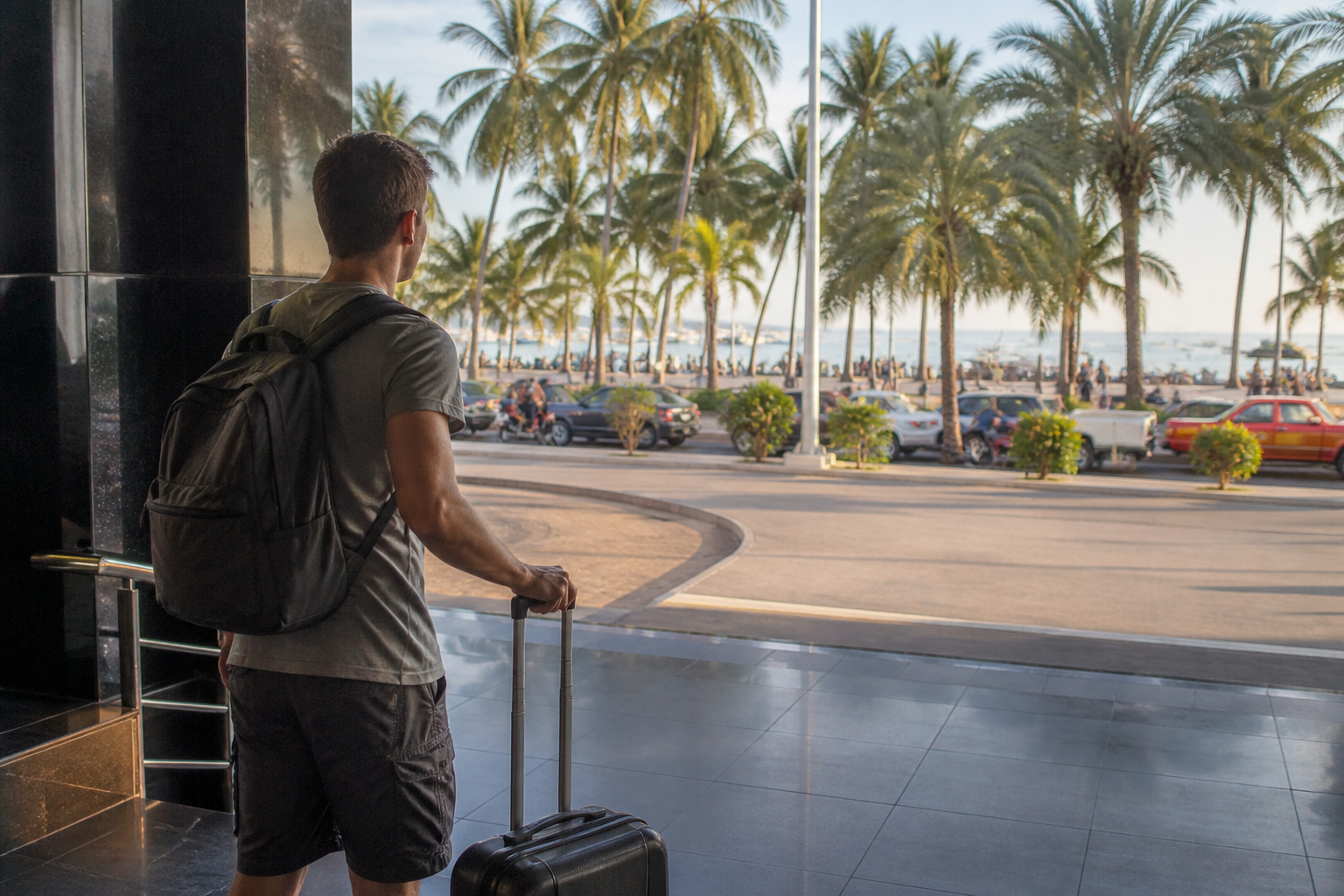 Arriving in Pattaya Before Breaking the Three Day Rule