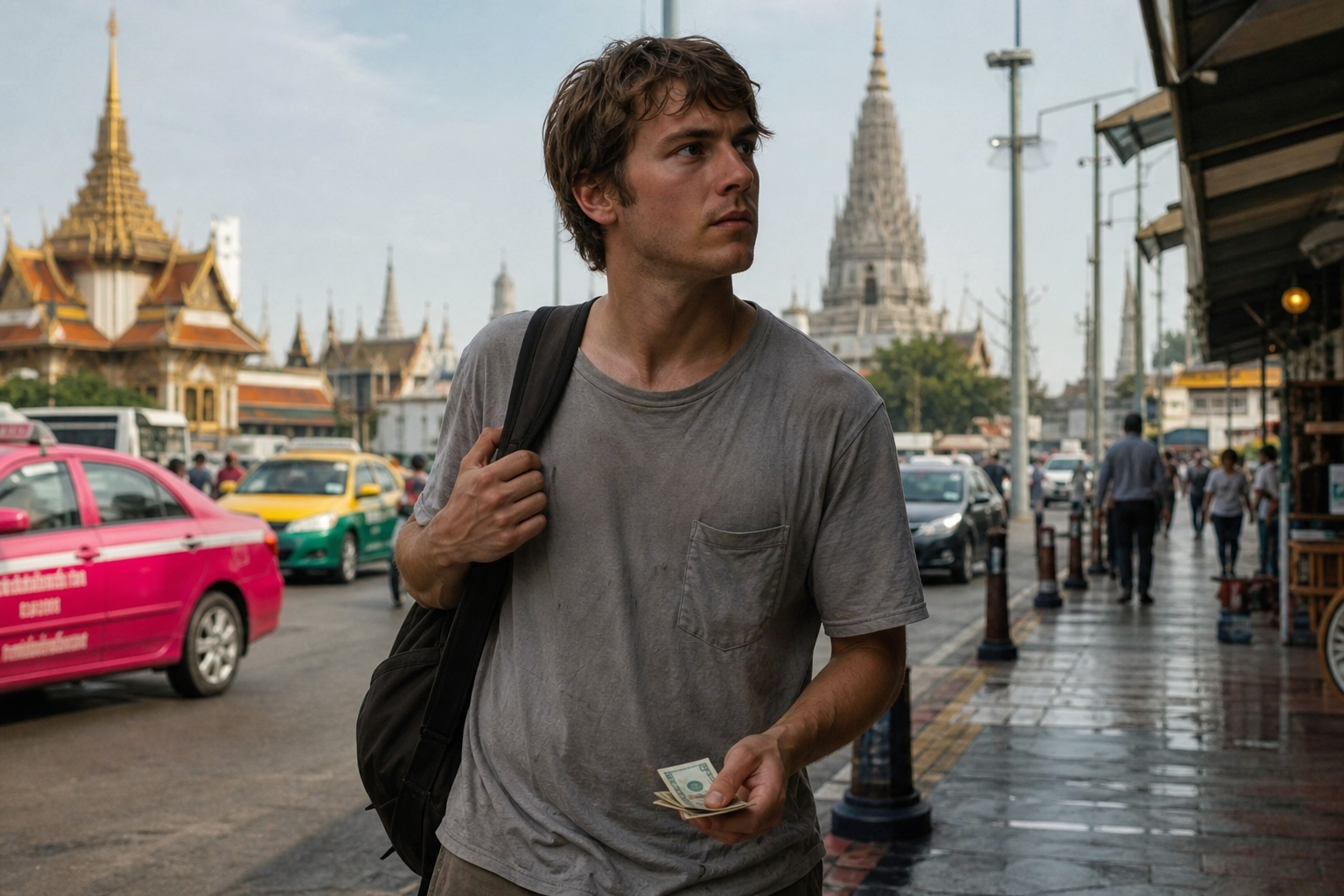 Arriving in Thailand with 6,000 Thai Baht