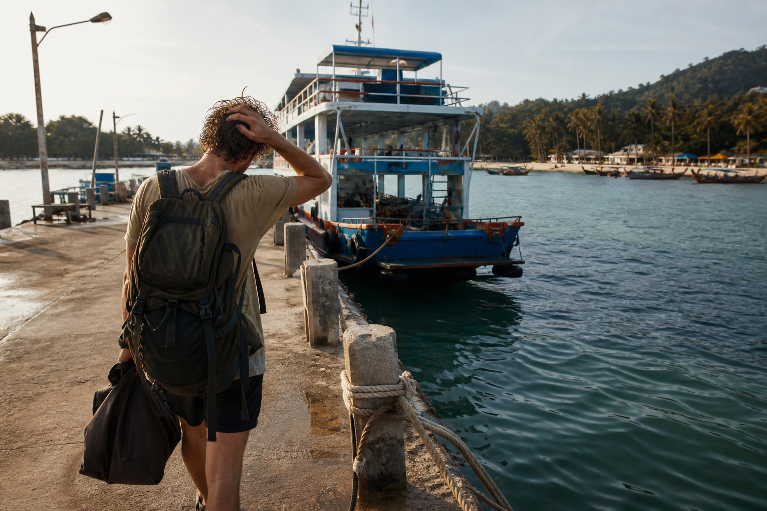 Arriving on Koh Phangan for the Full Moon Party