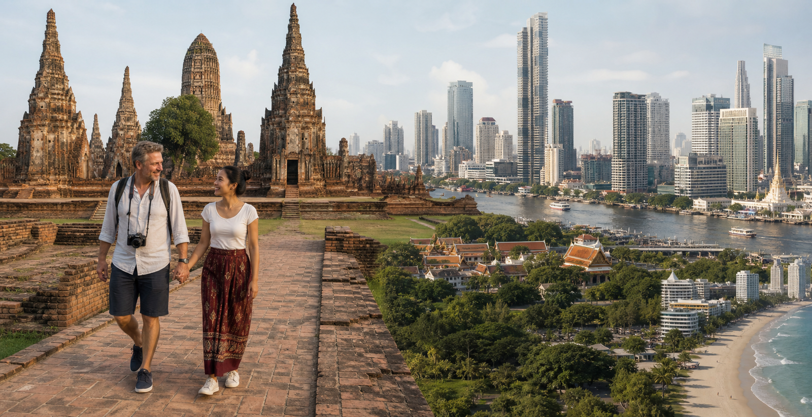Ayutthaya, Bangkok, and Hua Hin