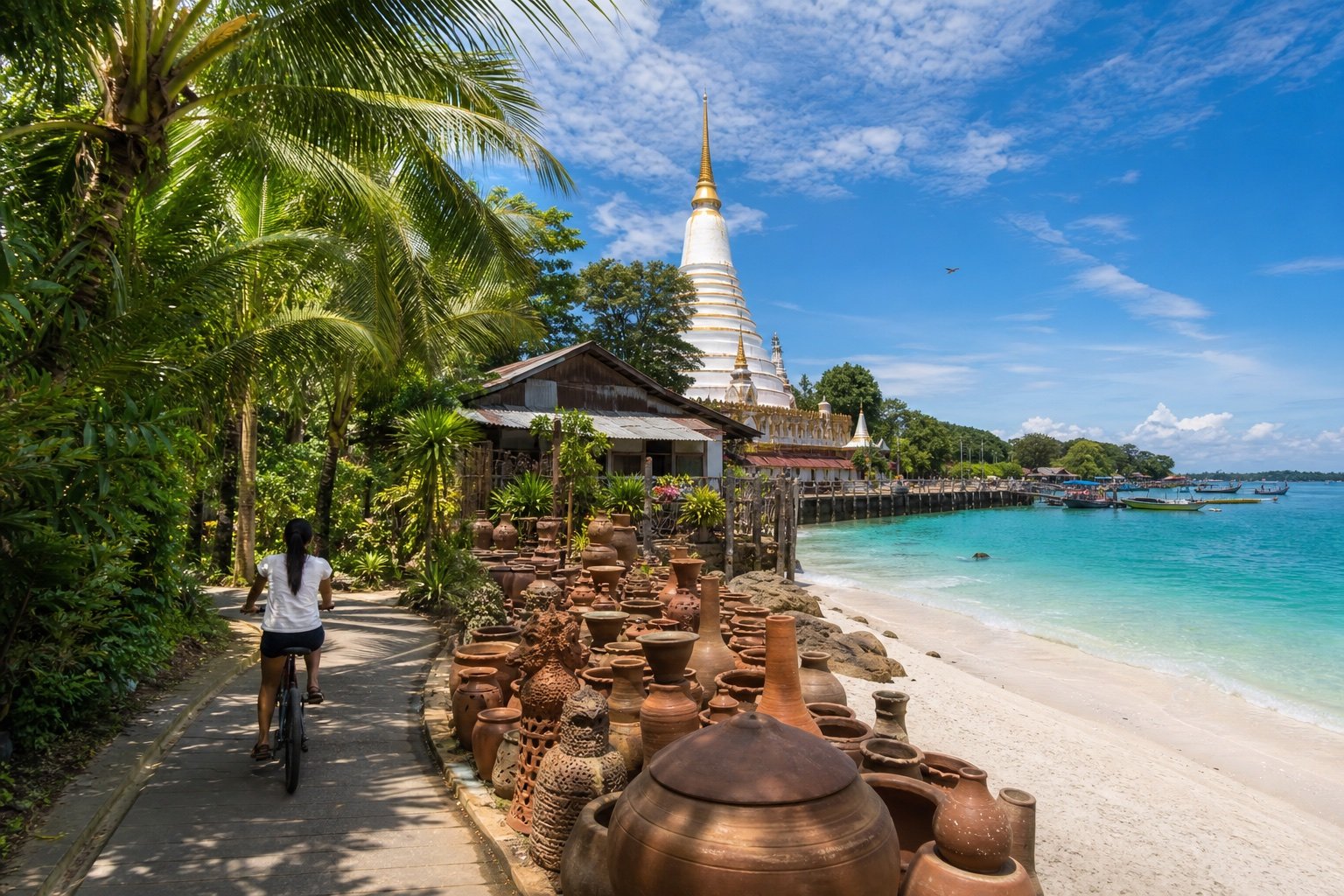 Bang Krachao Koh Kret and Koh Larn Escapes