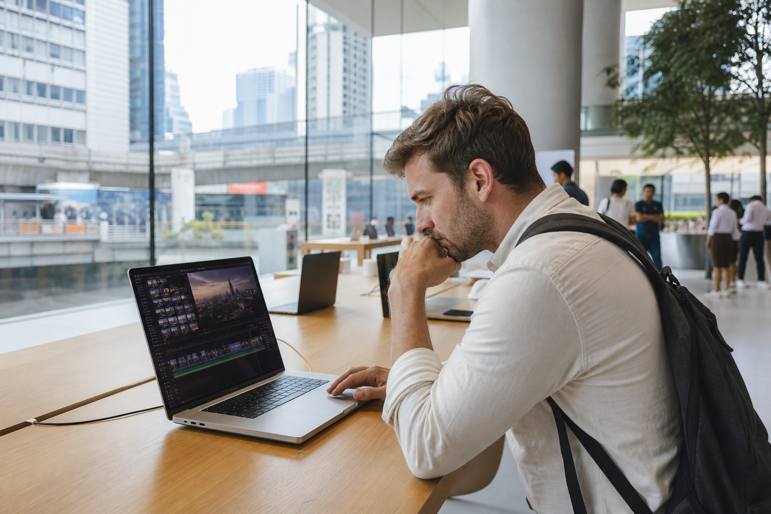 Bangkok Apple Store Upgrade and the New Editing Laptop