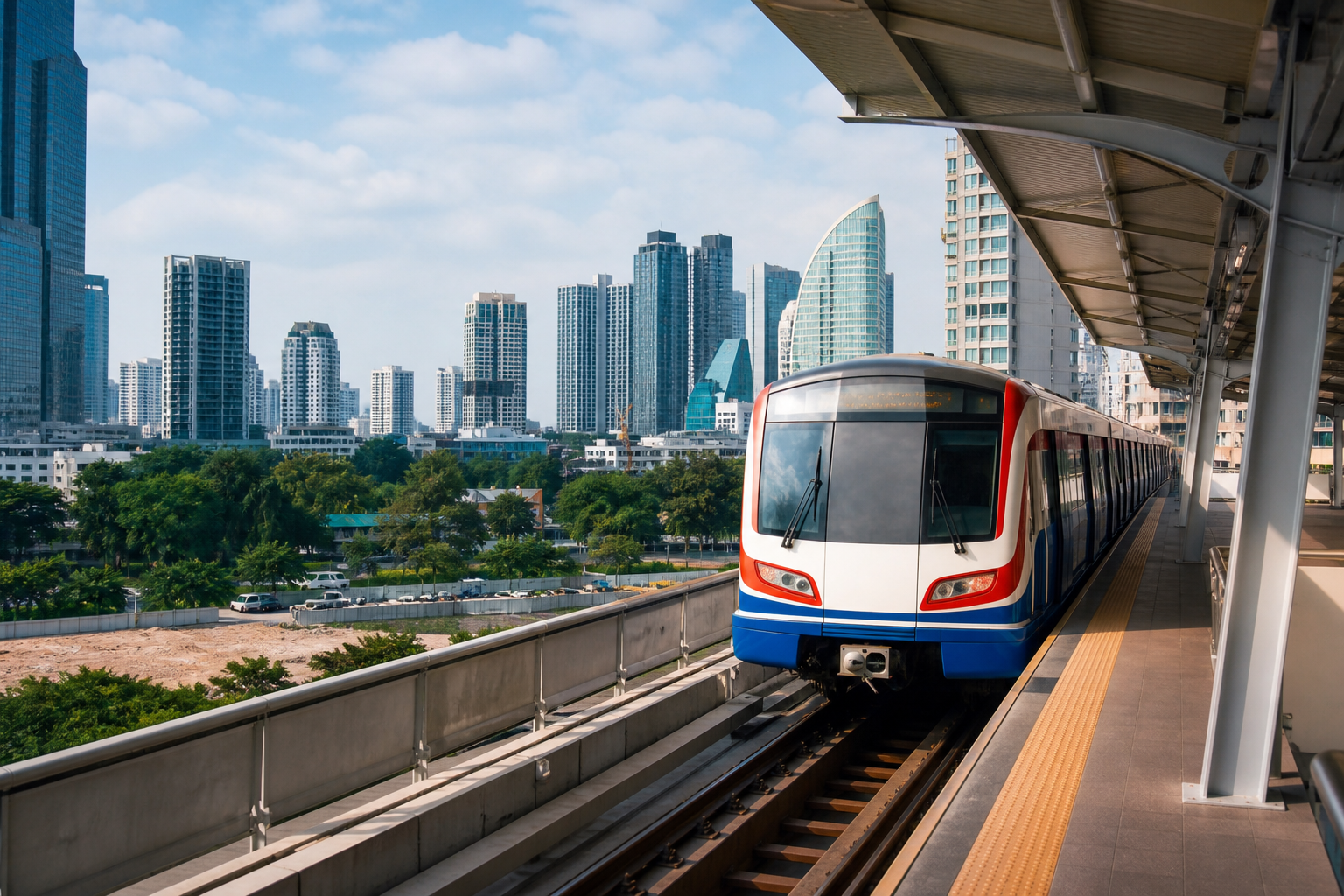 Bangkok BTS Skytrain Lines and Directions