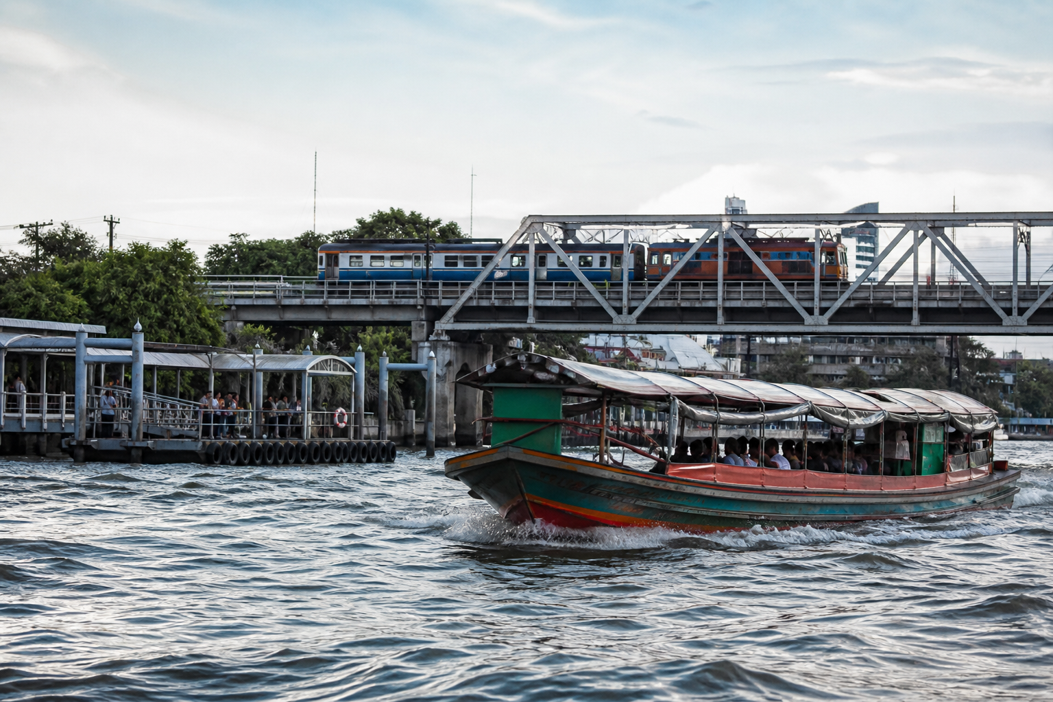 Buses and Taxis for Exploring Bangkok