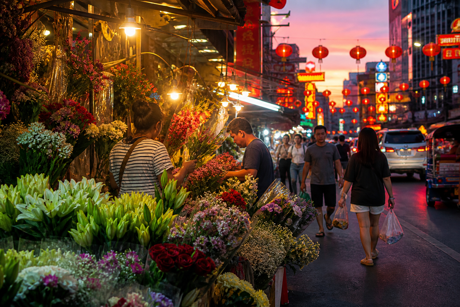 Flower Markets, Massage, and Everyday Bangkok