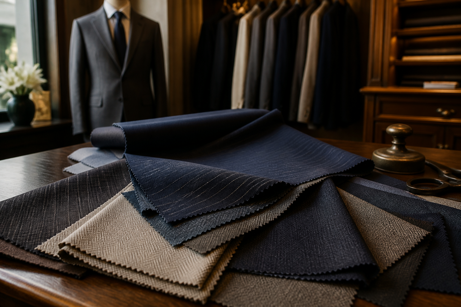 Choosing Fabric and Color for a Custom Suit