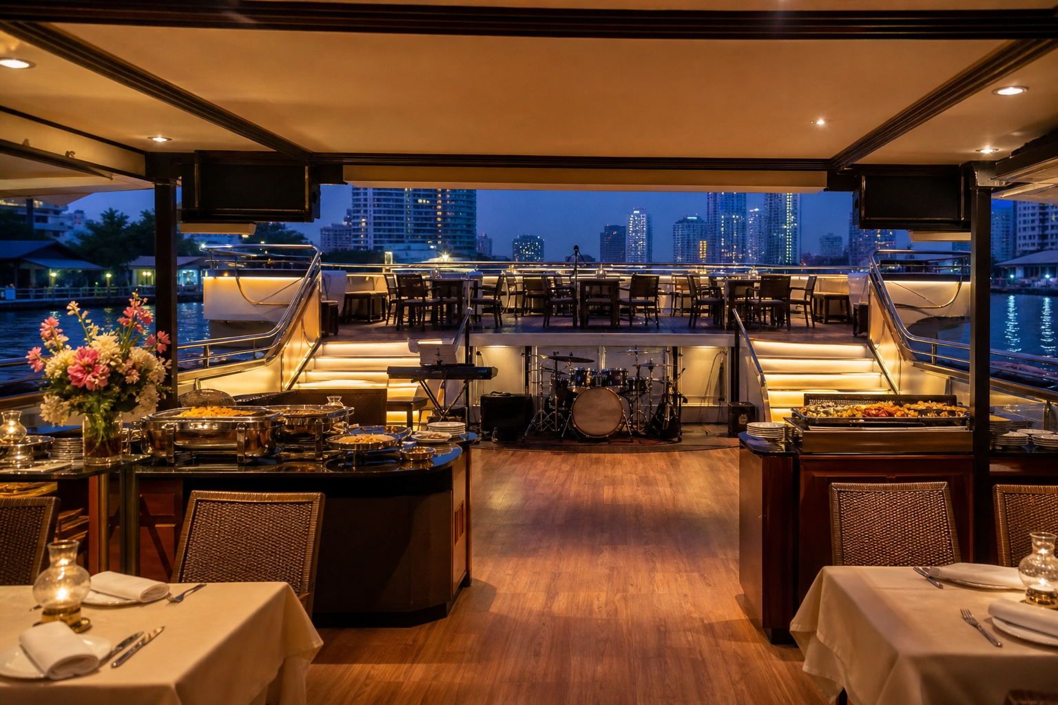 Indoor Seating, Upper Deck and Entertainment