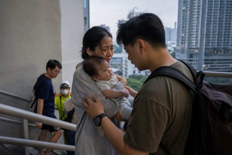 Evacuating from a Bangkok High Rise and Reuniting with Family