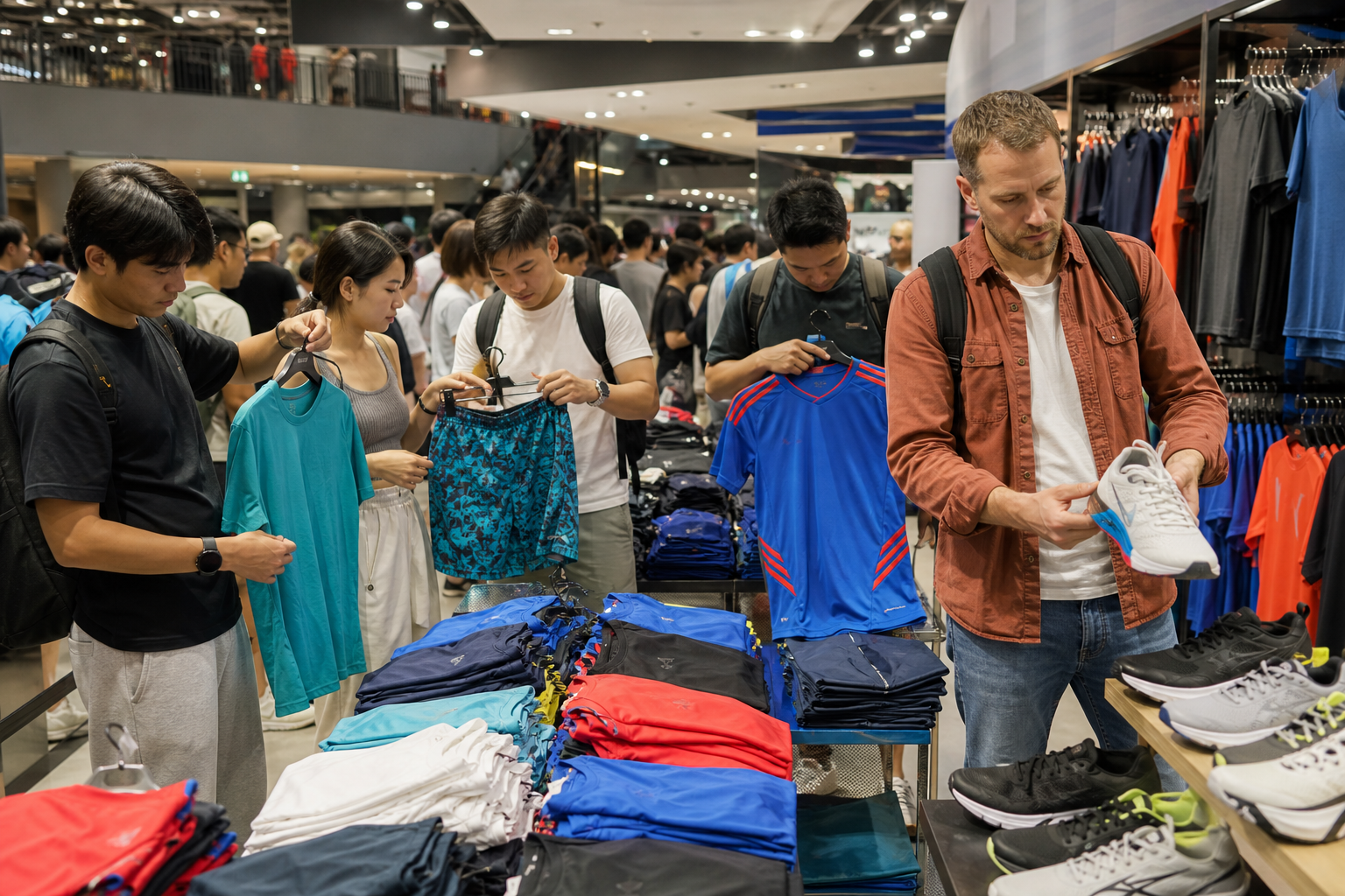 Bangkok Midyear Sales and Discounted Sportswear