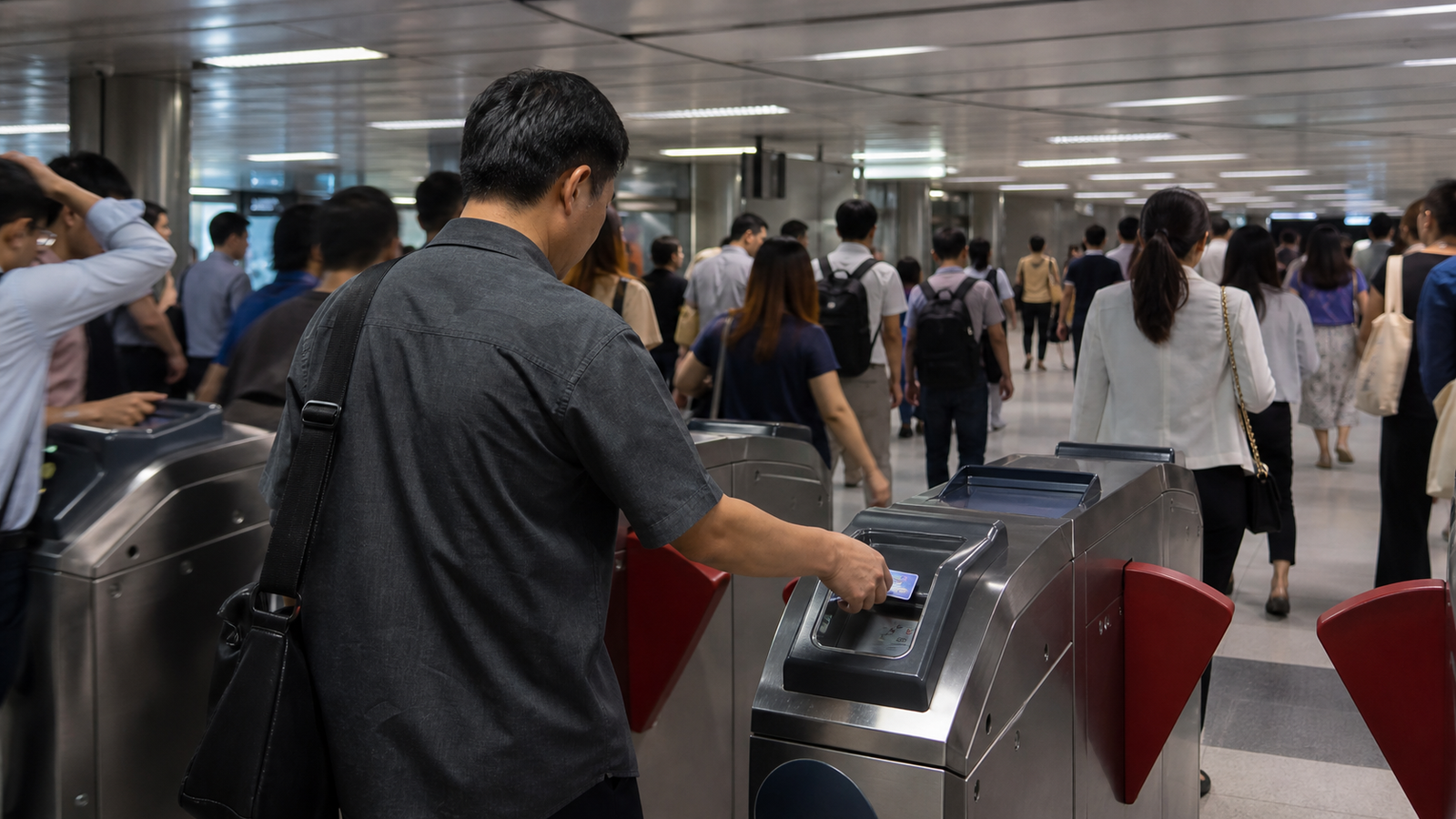 Bangkok MRT Rush Hour