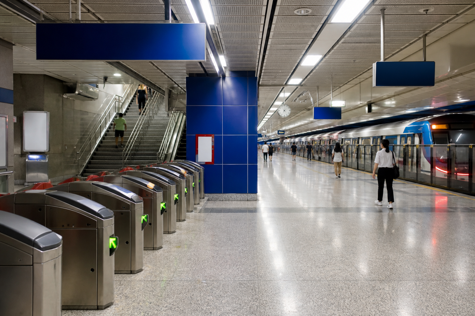 Bangkok MRT Routes and BTS Interchanges