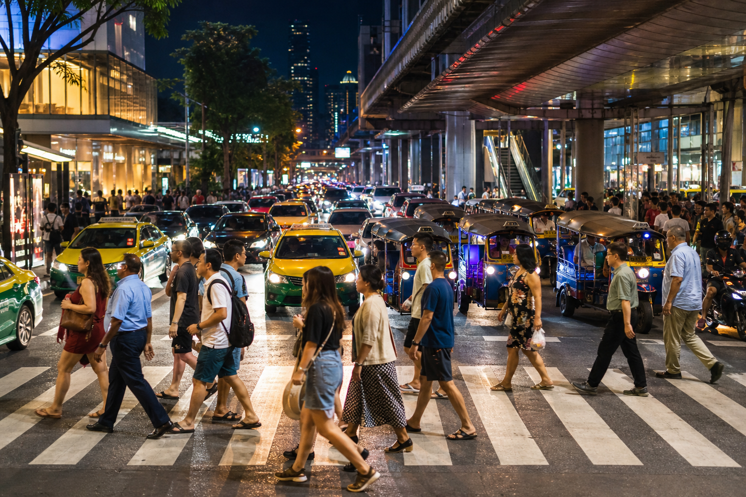Stay Alert on Busy Nightlife Streets
