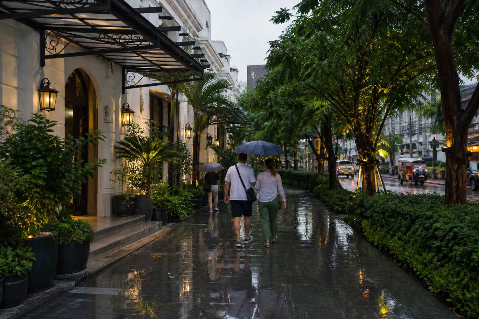 Bangkok Rainy-Season Weather Changes by Area