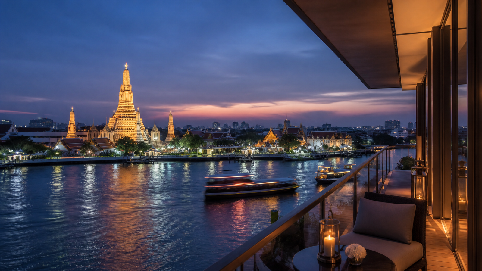 4. The Riverside Is Best for Bangkok's Landmarks