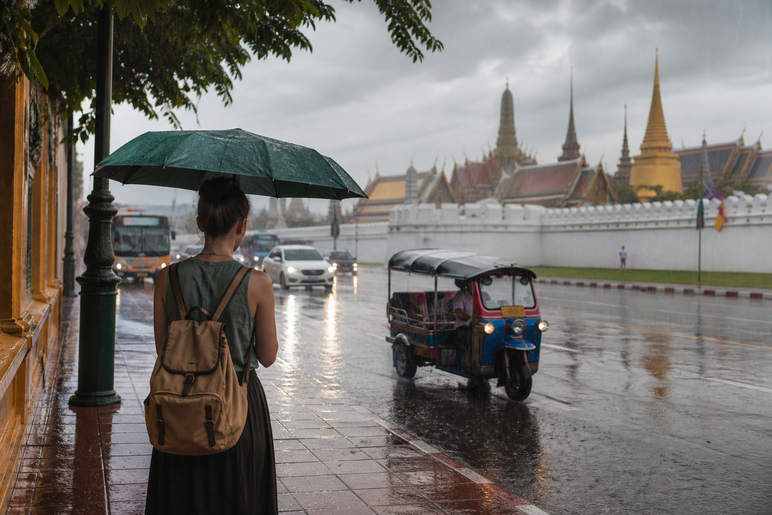 Rush Hour Makes Rainy-Season Journeys Longer