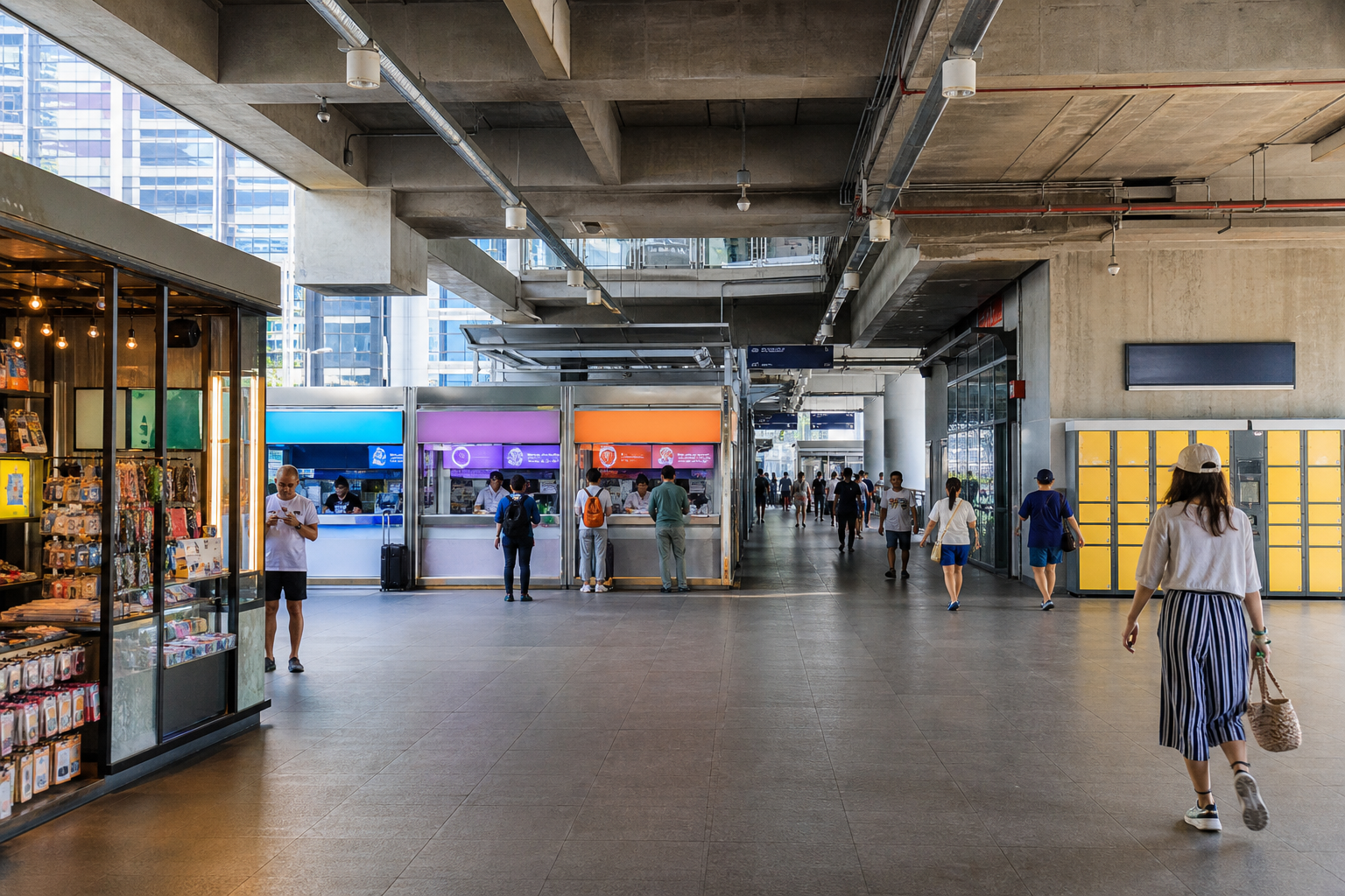 Bangkok Station Services and Storage Boxes