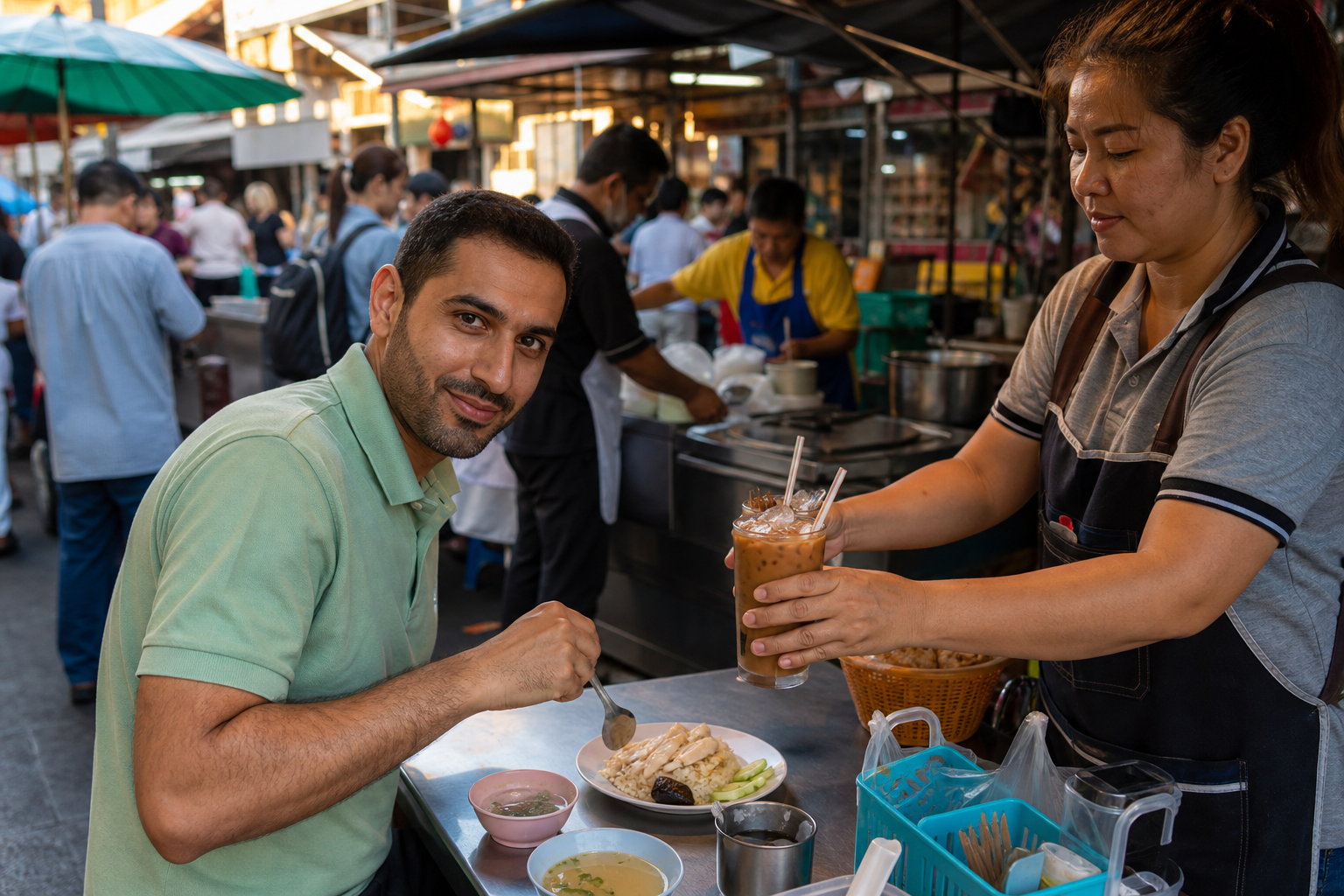 Bangkok Street Food and Local Coffee