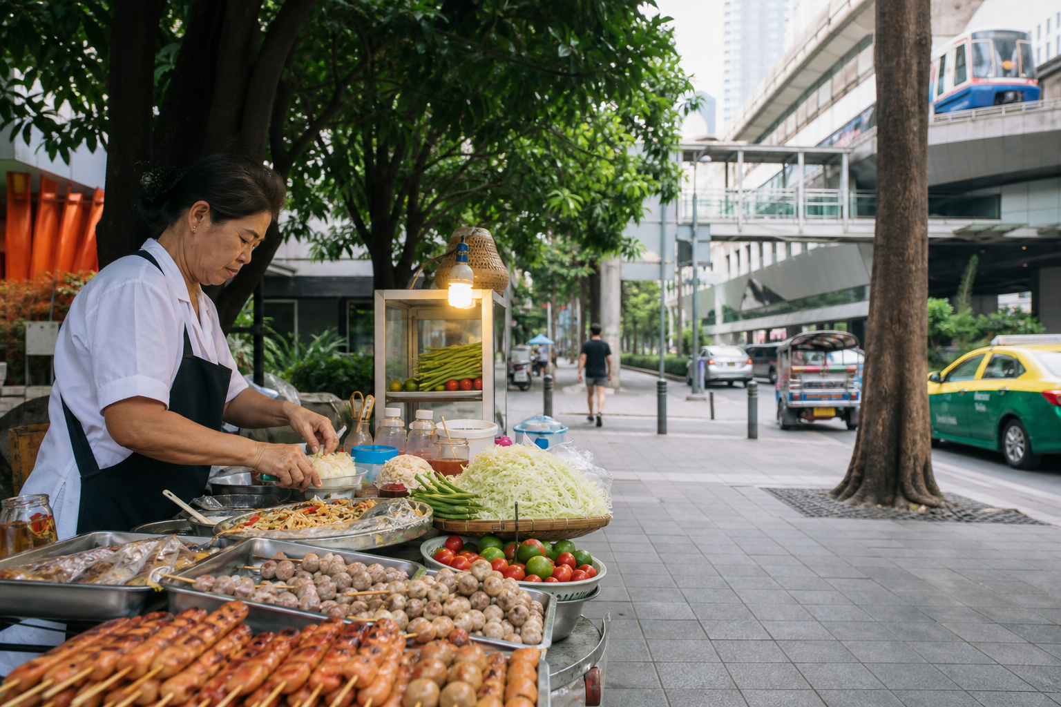 Street Food, Changing Weather, and Getting Around