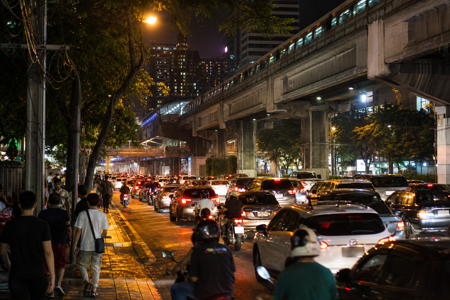 Bangkok Traffic and the End of the Journey