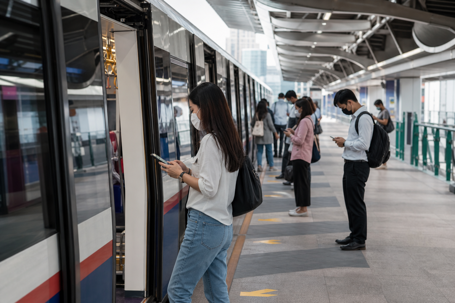 Transit and Masks During Hazy Weather