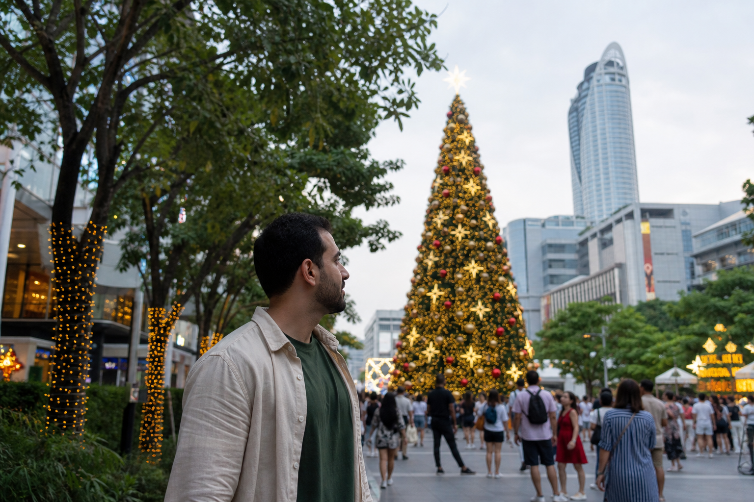 Bangkok Winter Weather and Christmas Decorations