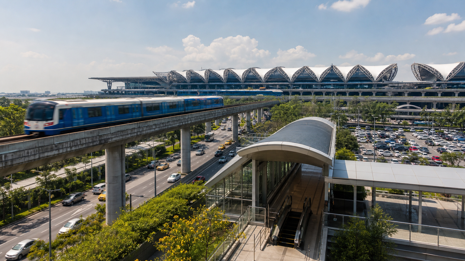 Bangkok’s Airports and Rail Network Replace the Old Transport System
