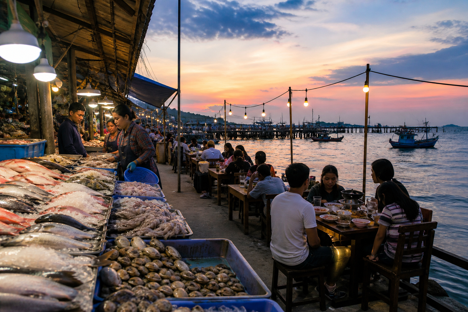 Bangsaen for a Seafood Side Trip