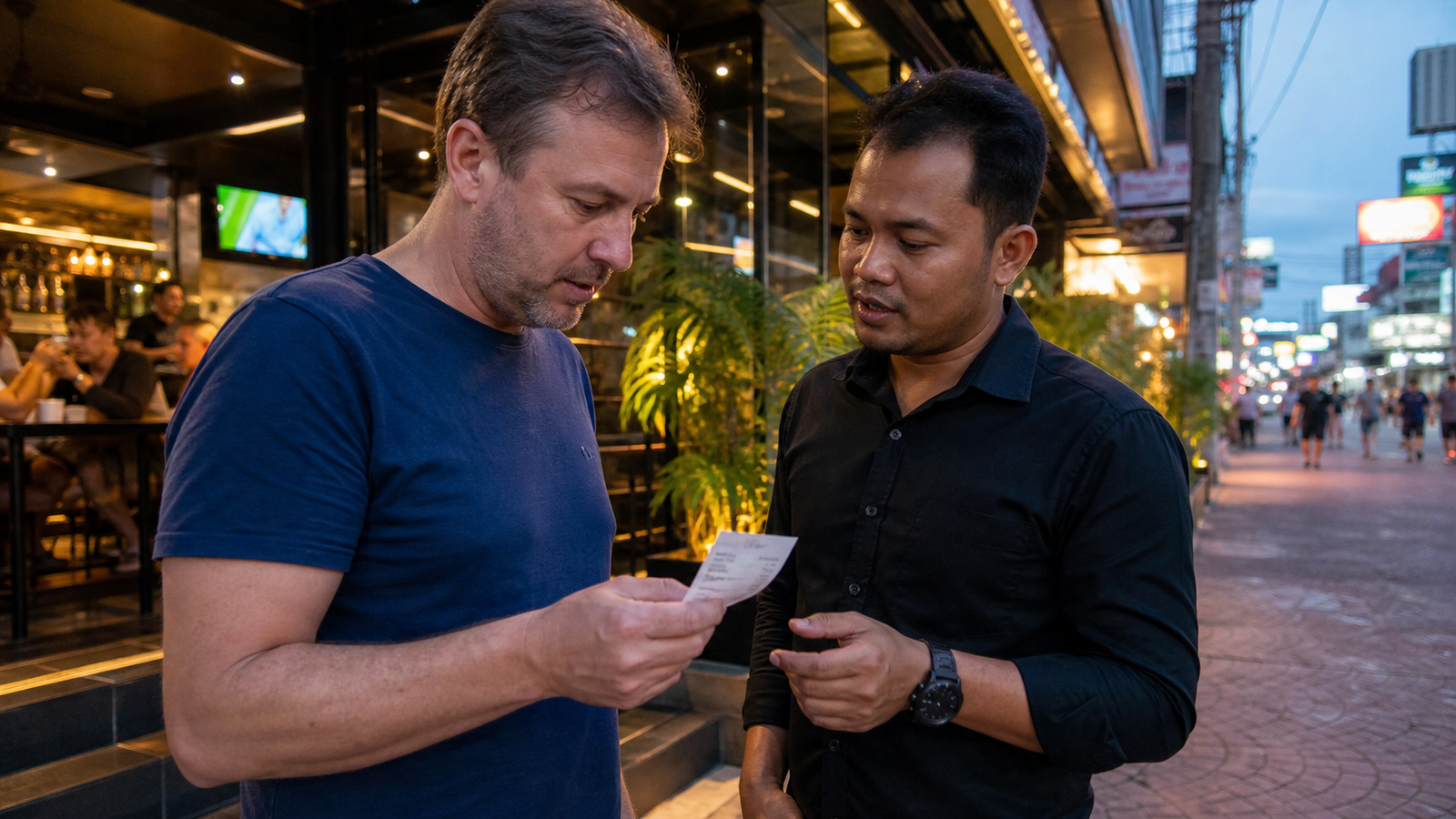 A Bar Bill Scam in LK Metro