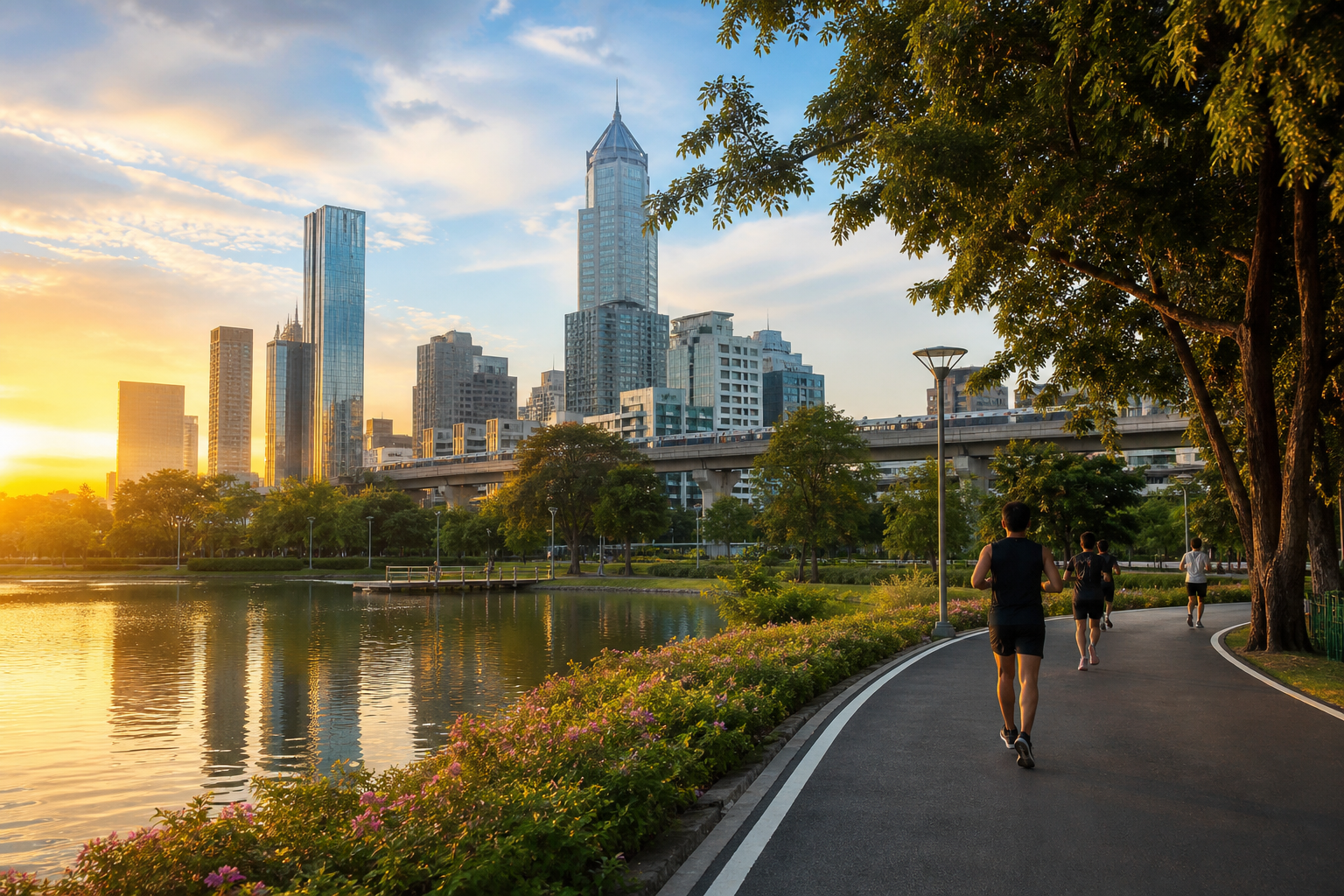 Benjakitti Park and Bangkok’s Rainy Season