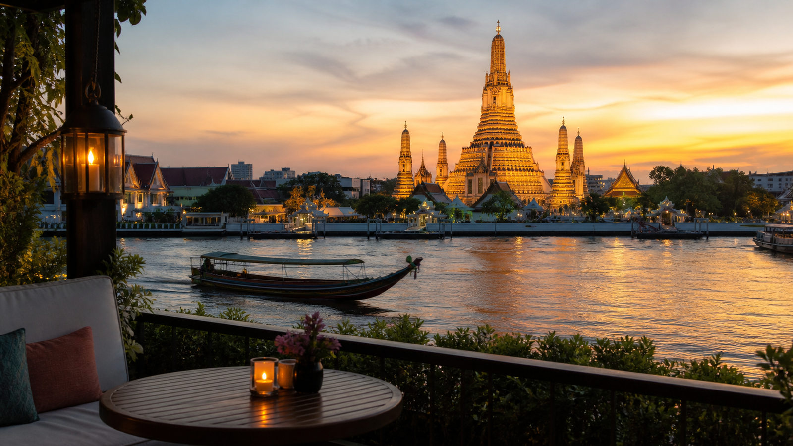Best Area for Honeymooners and Luxury Travelers: Bangkok Riverside