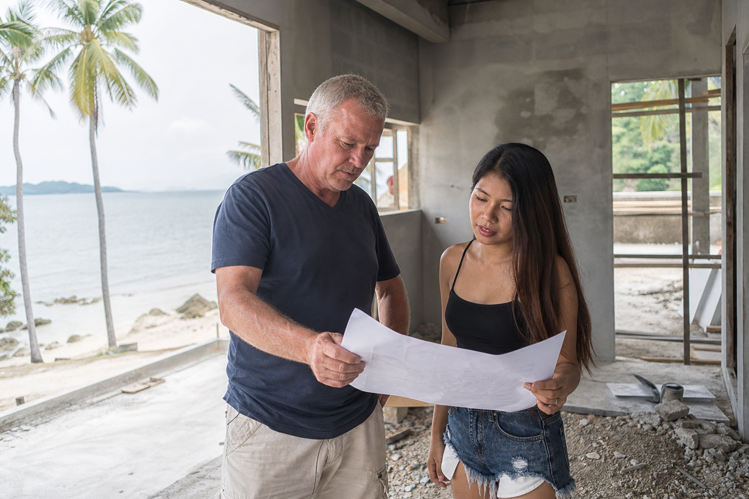 Building a Guest House in Chon Buri