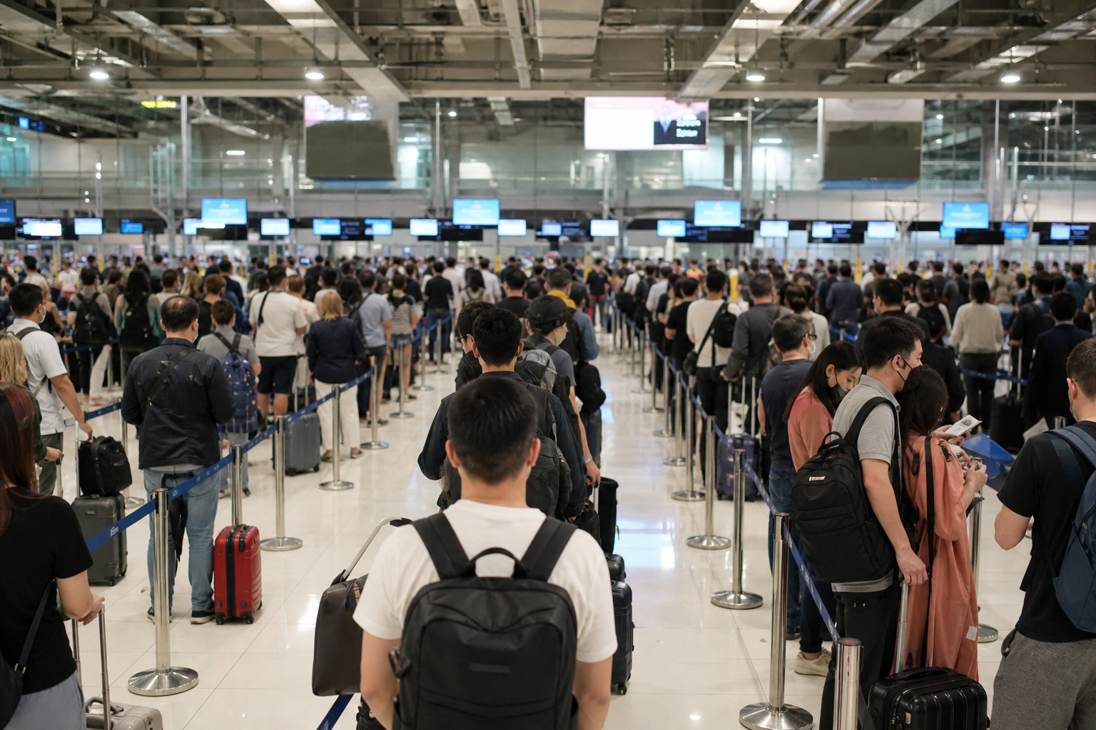 Busy Thai Airports and Changing Tourism