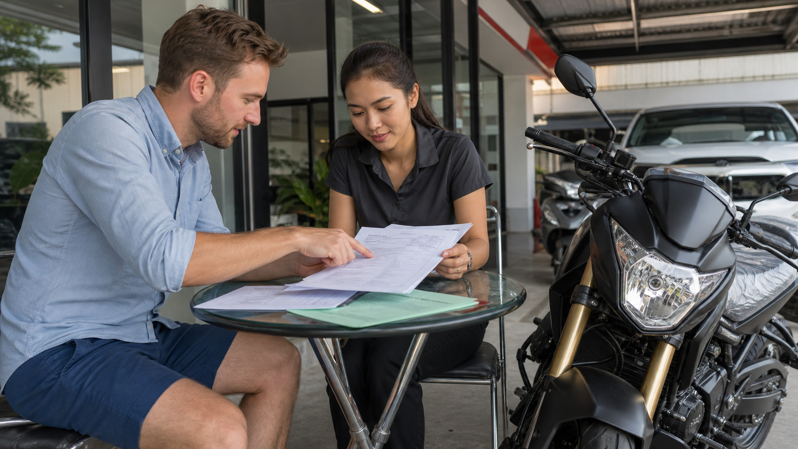 Buying a Car or Motorbike in Her Name