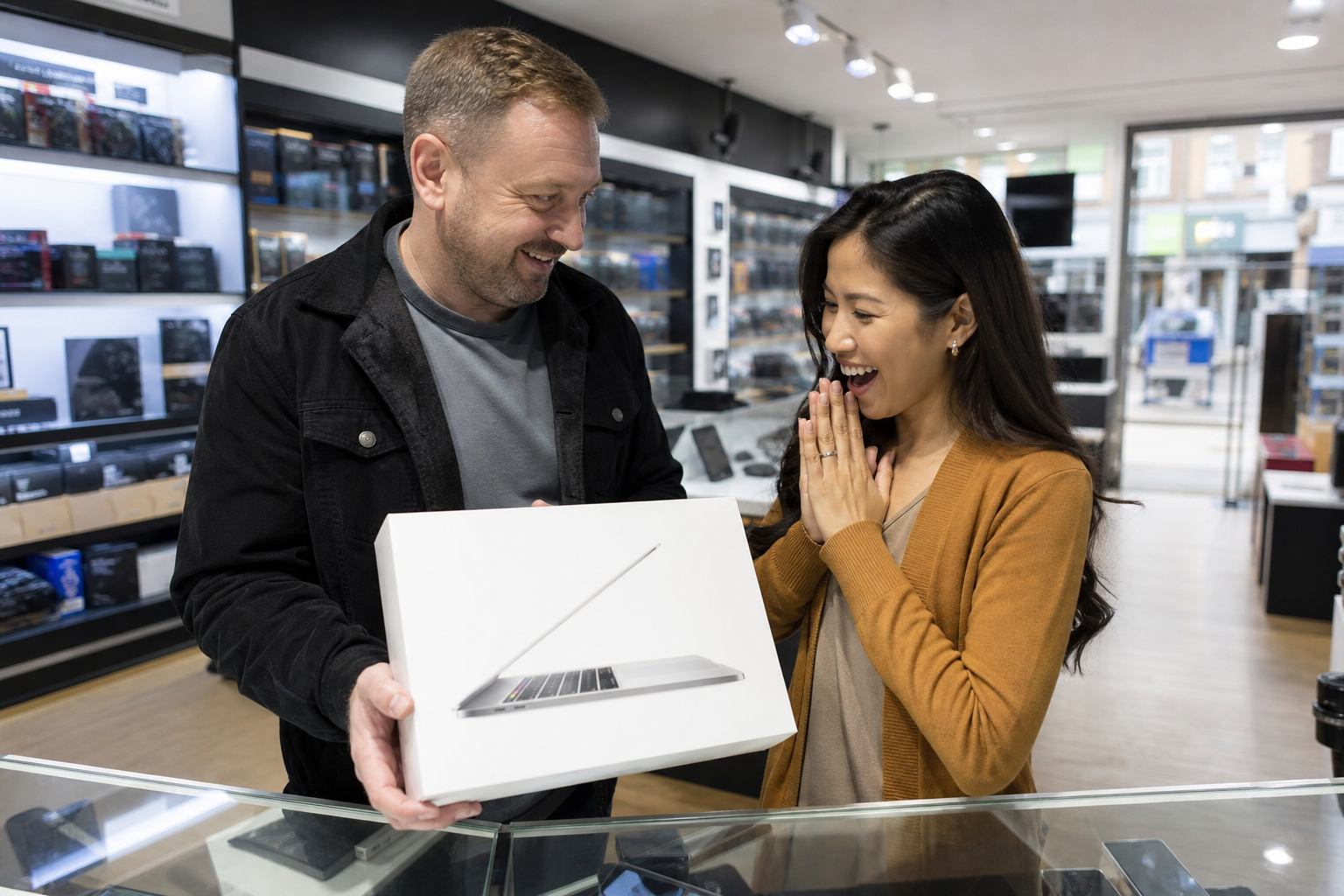 Buying Her a Computer