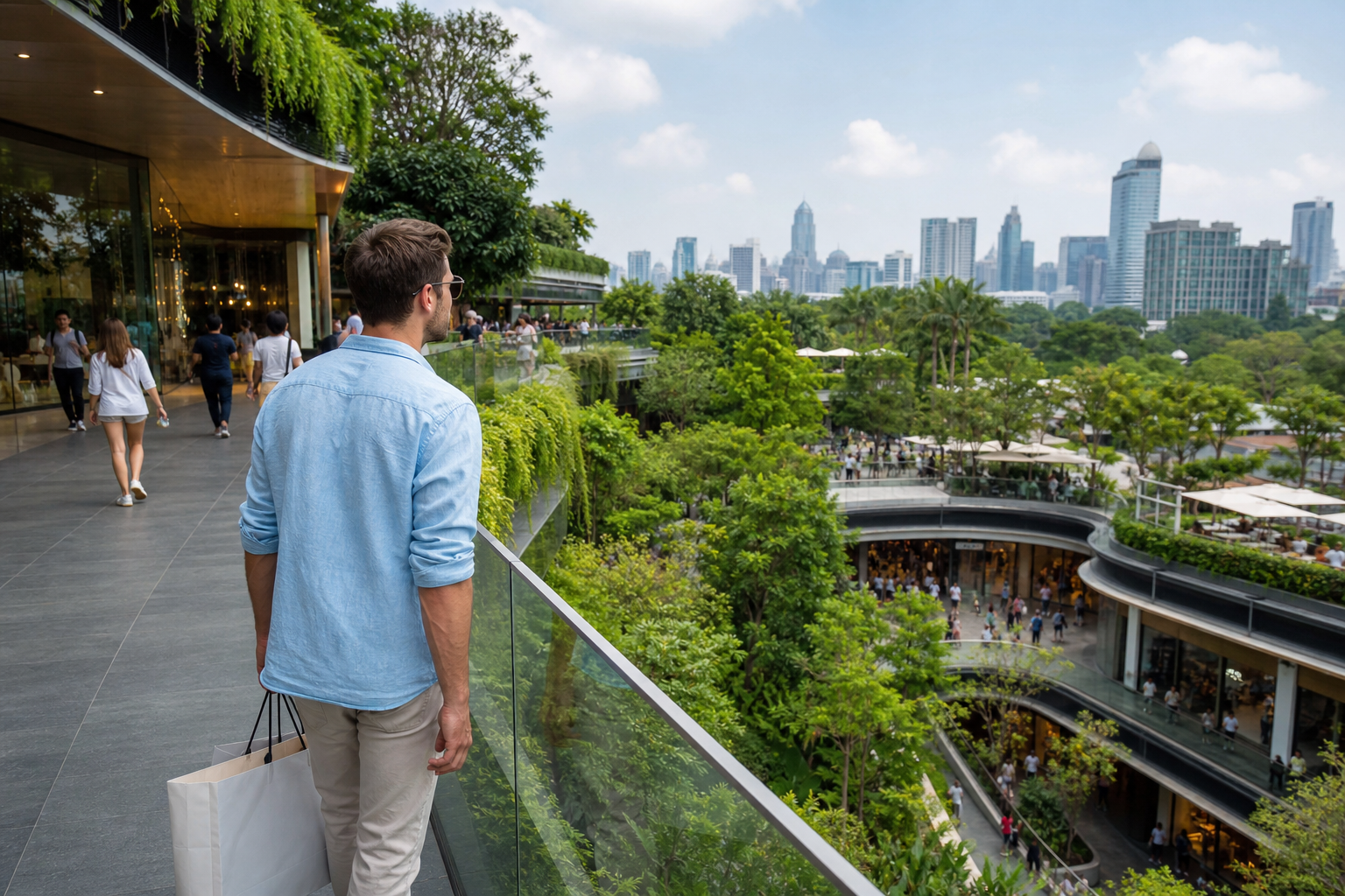 Central Park Shopping and Bangkok Views