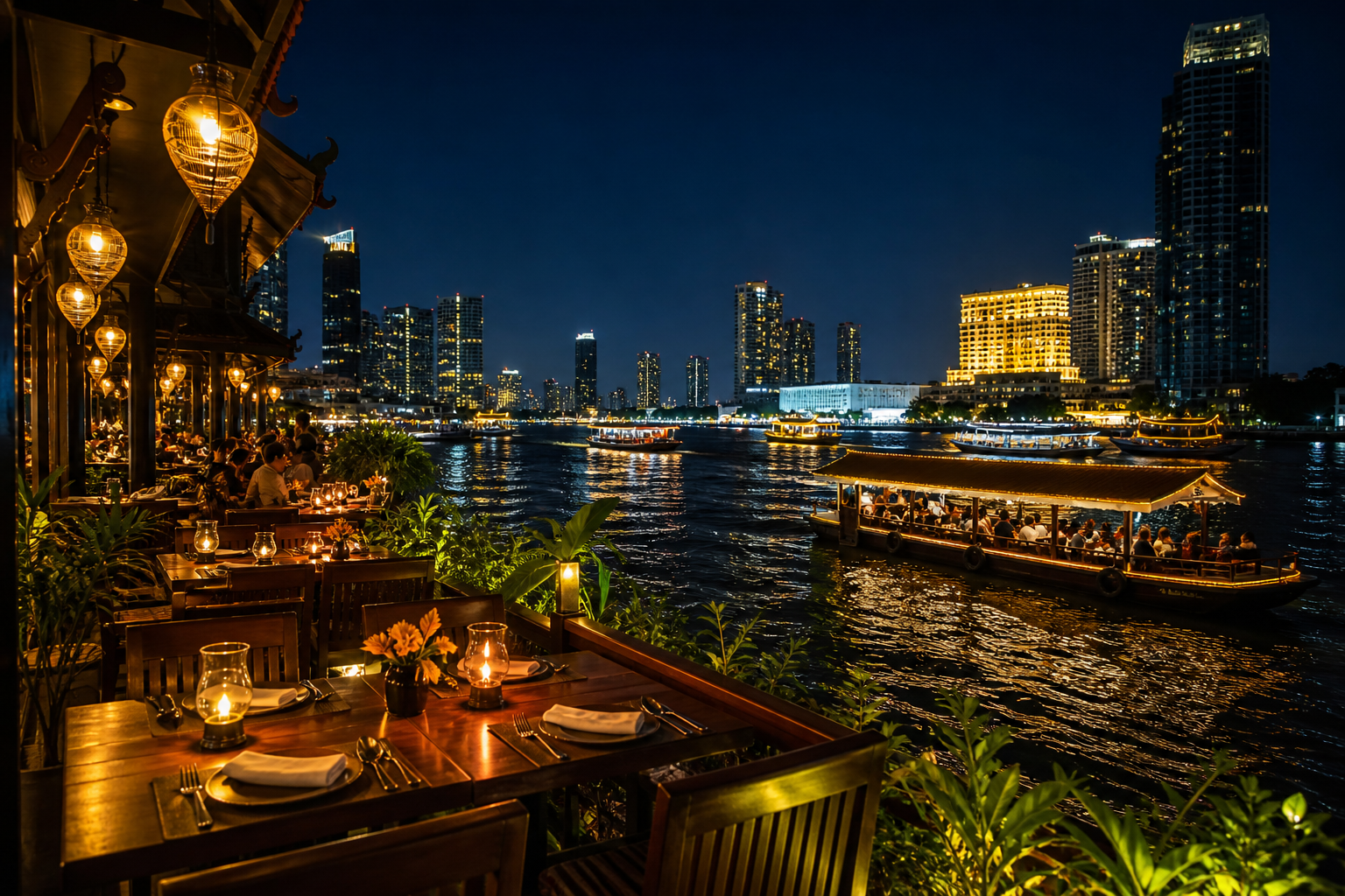A Chao Phraya Riverside Restaurant for a Calmer Evening