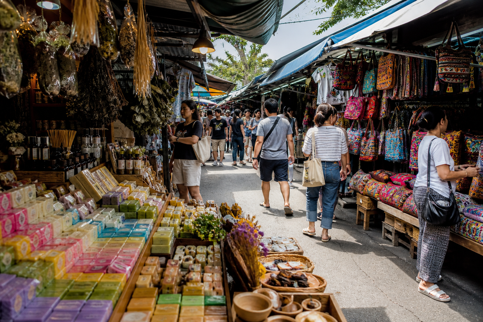 Chatuchak for Aromatics, Accessories, and Thai Designs