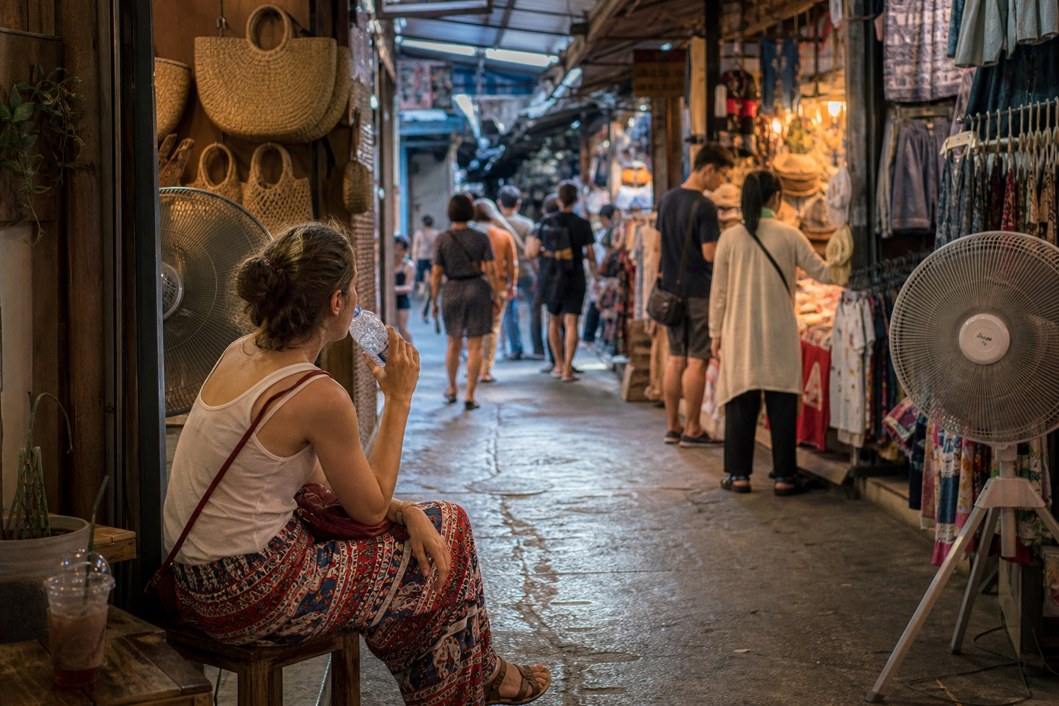 Chatuchak Weekend Market Heat and Shade