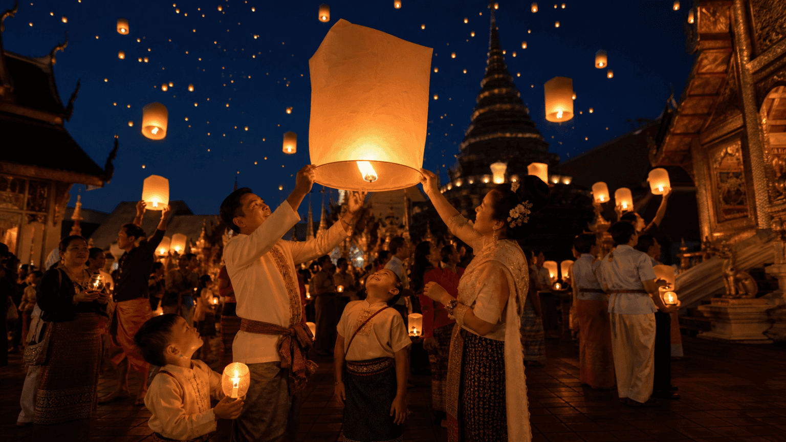 Songkran and Loy Krathong: Chiang Mai's Traditional Festivals