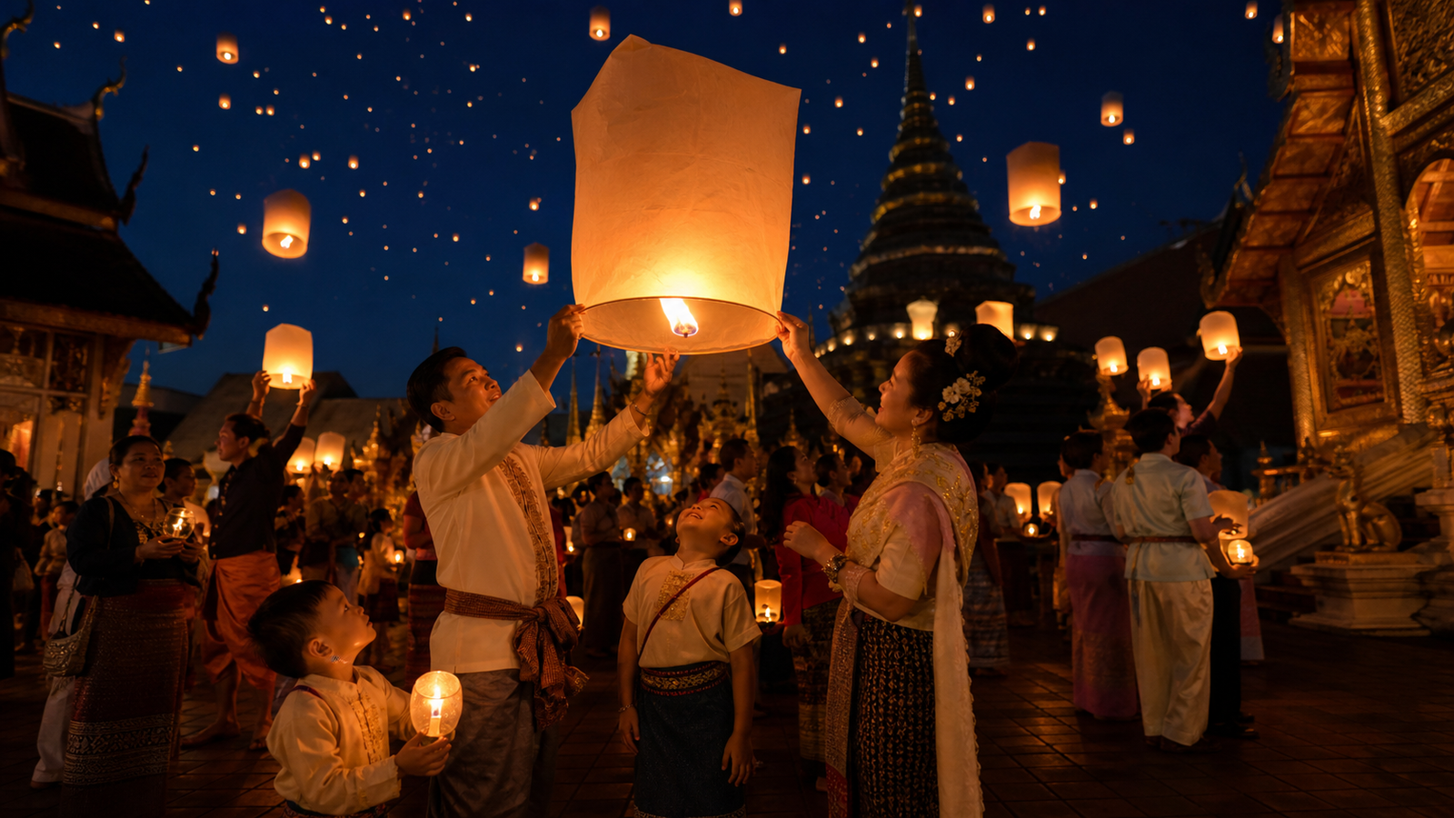 Songkran and Loy Krathong: Chiang Mai's Traditional Festivals