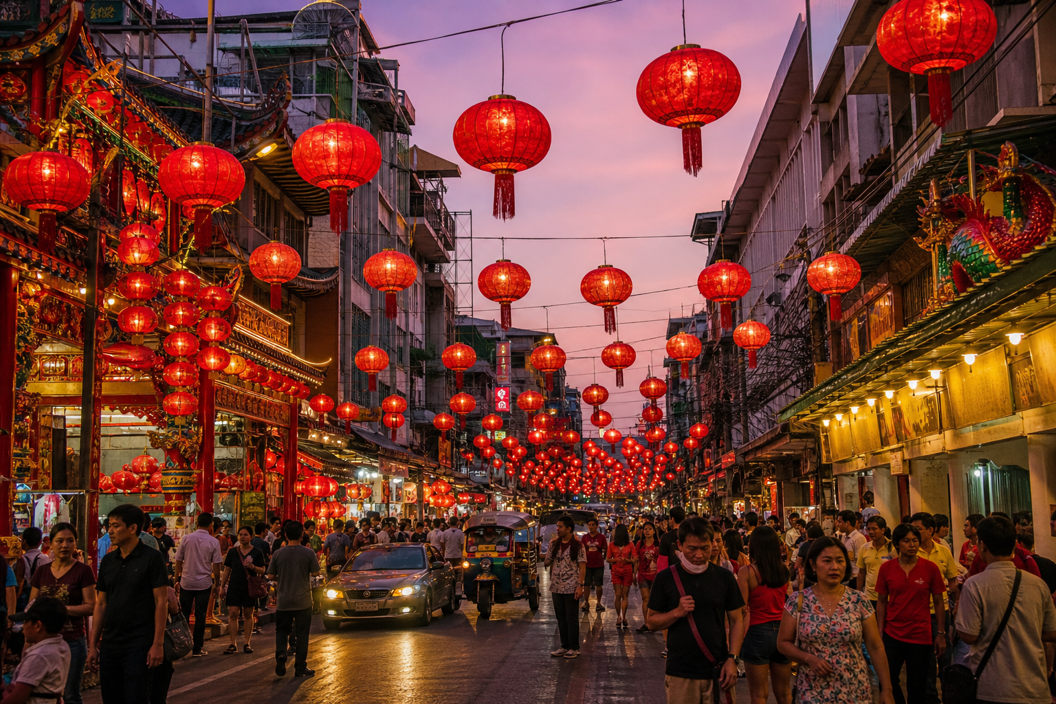 Chinese New Year in Bangkok's Chinatown Yaowarat