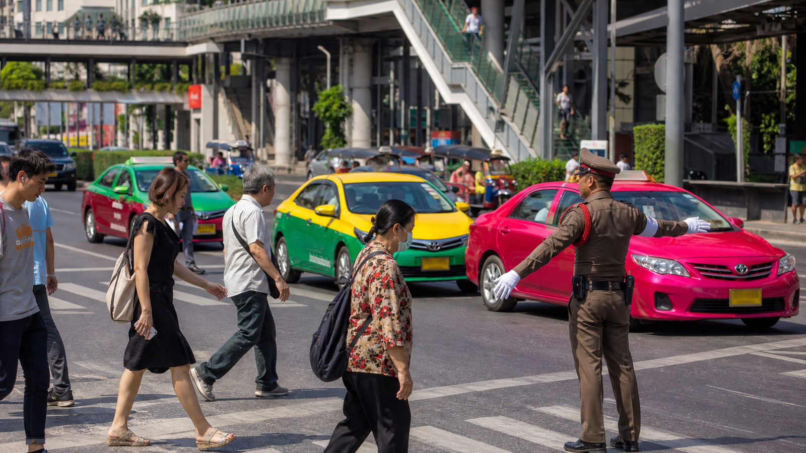 15. The Colorful Taxis