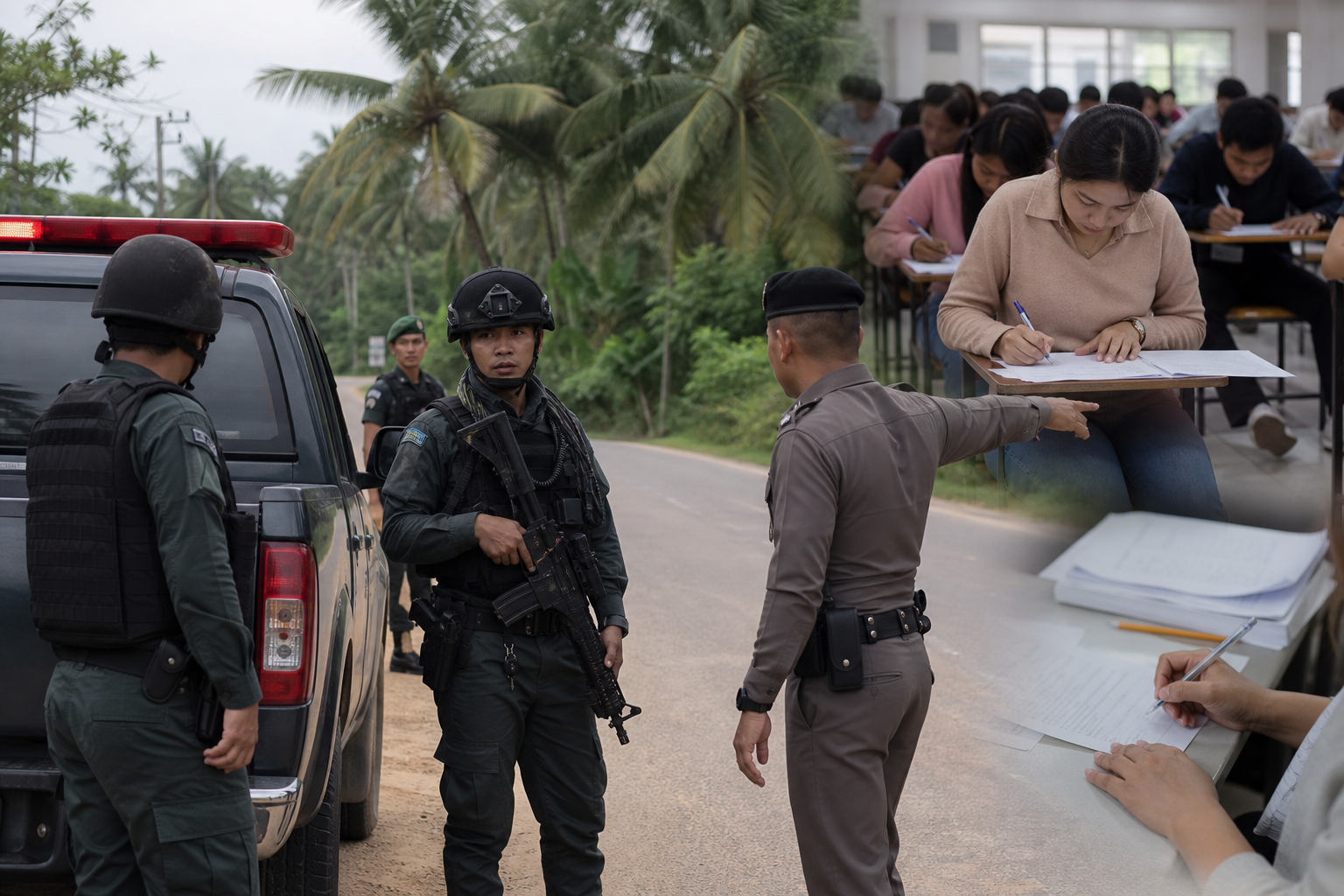 Southern Thailand Security Operation and Civil Service Exam Scandal