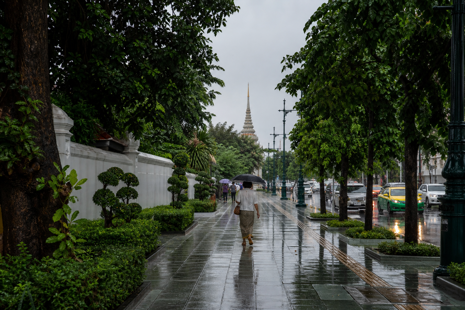 How to Walk from Don Mueang Airport to the SRT Station