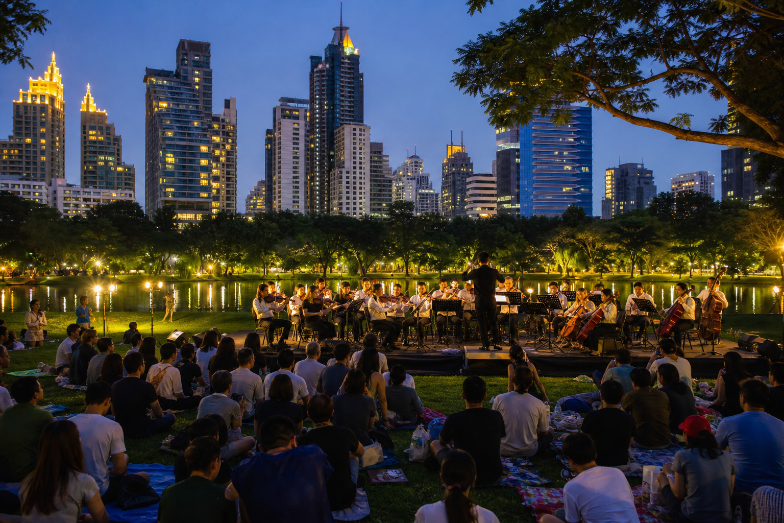 Dusit Central Park and Street Food