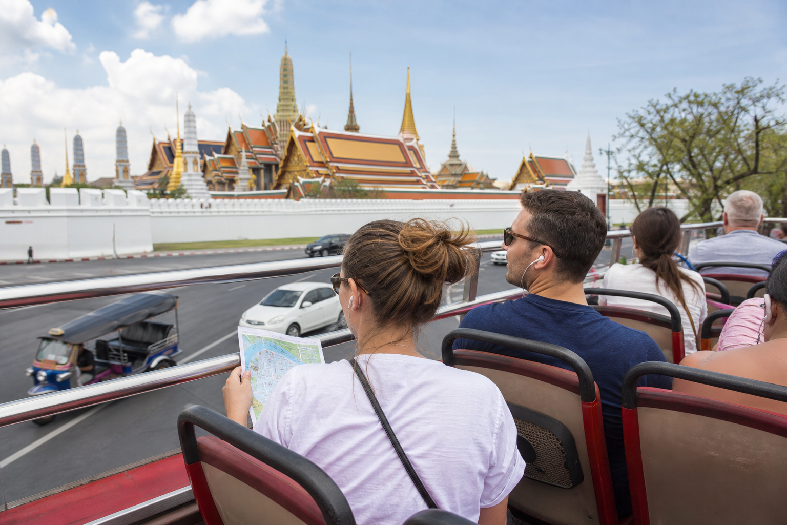 Elephant Bus Deck Audio Guide and Timetable